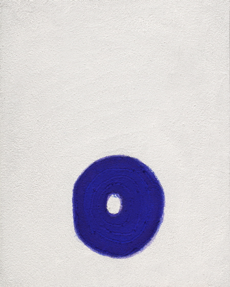 ‘Zen geist-아는 것을 버리다’, 91×72.7cm, Mixed media on canvas, 2018년.