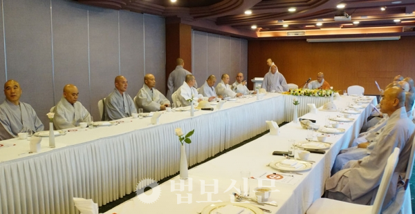 조계종 교구본사주지협의회가 8월1일 임시회의를 개최했다.