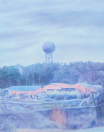 ‘우리 마을의 어스름’, Oil on canvas, 117×91cm, 2018년.