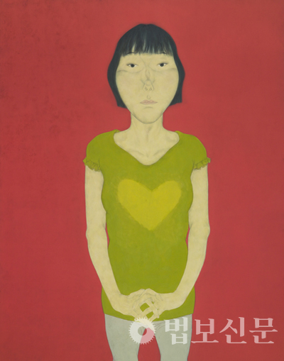 고찬규 作 ‘인연’, 117×91cm, 한지에 채색, 2010년.
