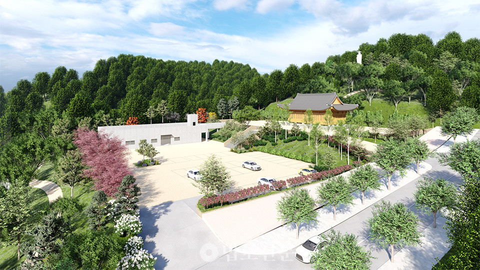 위례신도시에 들어설 상월선원 조감도.