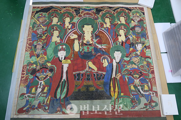 사진3) 선암사 지장보살도, 214.5x227cm, 1849년. 문화재청 제공.