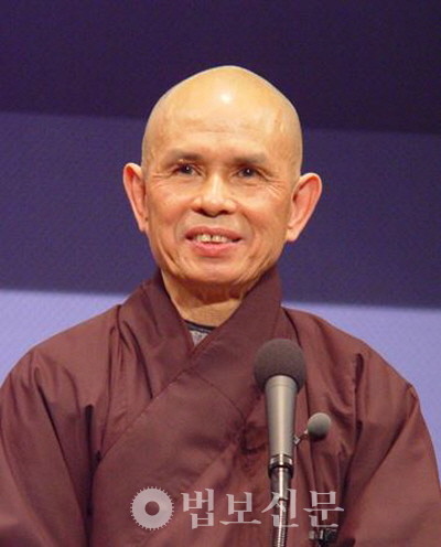 불교지도지아지 평화운동가 틱낫한 스님. 
