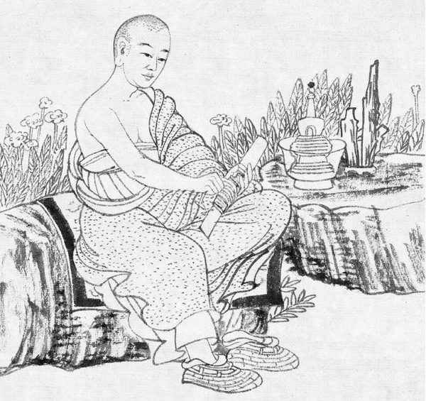 ‘오랑캐의 종교’로 폄하되던 불교가 현학(玄學)과 유학을 딛고 수당시대에 활짝 꽃 피울 수 있었던 데에는 ‘조론’의 역할이 컸다. 그림은 ‘조론’의 저자 승조 스님.