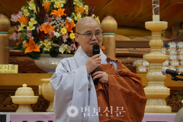  ‘청정수행공동체 수행결사’ 입승 소임을 맡게 된 정묵 스님.