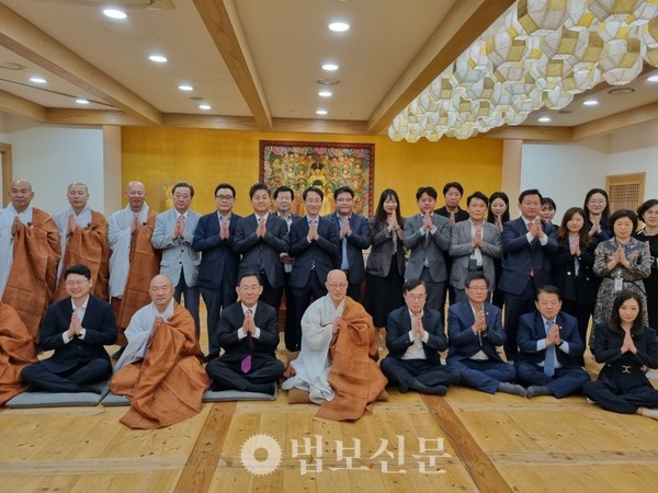 조계종 총무원장 진우 스님 초청 법회.(2023.10)