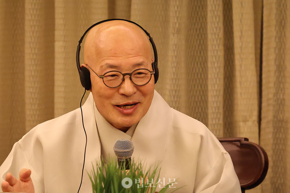 조계종 총무원장 진우 스님. [조계종 홍보팀]