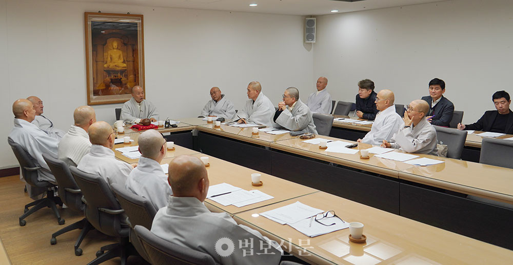 12월 16일 열린 조계종 중앙종회 총무분과위원회와 중앙종회 종교편향불교왜곡대응특별위원회 연석회의.