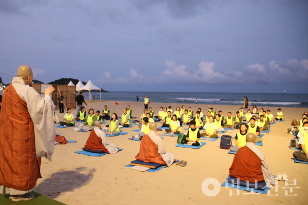 지난해 열린 송정해수욕장 선명상 대회. 법보신문 자료사진.
