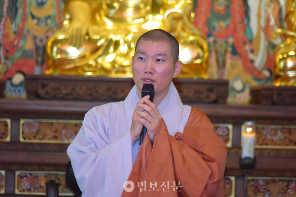 광주빛고을포교원 주지 연성 스님.