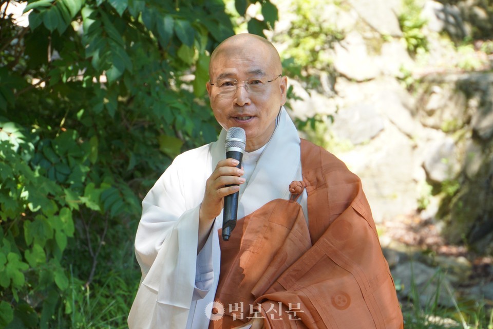 조계종 사회부장 진경 스님.