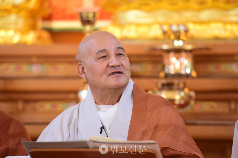 소원정사 주지 도계 스님.
