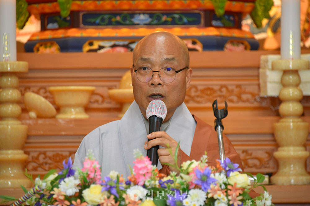 선운사 주지 경우 스님은 수계 장병들에게 “오늘 수계의 인연을 소중히 여겨 선한 마음으로 자신을 이끌고, 그 공덕이 군 생활에 가피가 되길 바란다”고 축원했다.