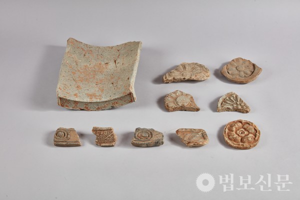 의곡사지 출토 막새. 사진=불교문화유산연구소.